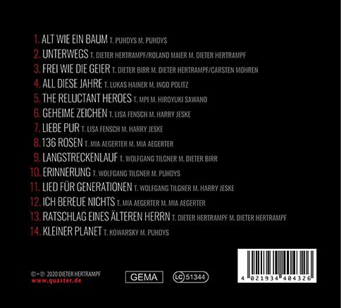 Dieter Quaster Hertrampfs neues Album "unterwegs"
